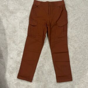 Duluth cargo women’s flex pants 12 regular rust colored